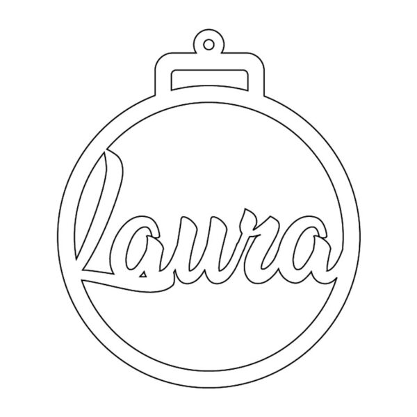 Bola de navidad personalizada básica - Imagen 4