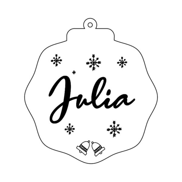 Bola de navidad personalizada básica - Imagen 11